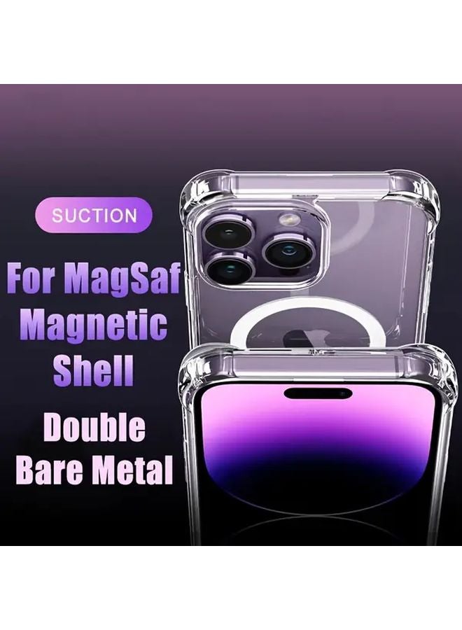 Black iPhone 17 Pro Case Impact Resistant Super Strong Magnets Scratch Proof Tough Cover - Image 2